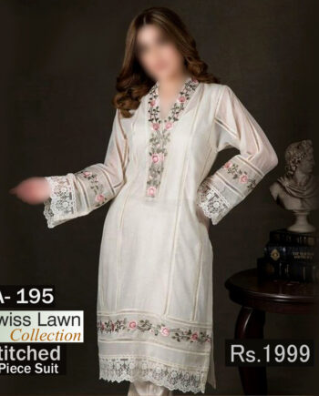 STITCHED 2 piece DRESS FA- 195