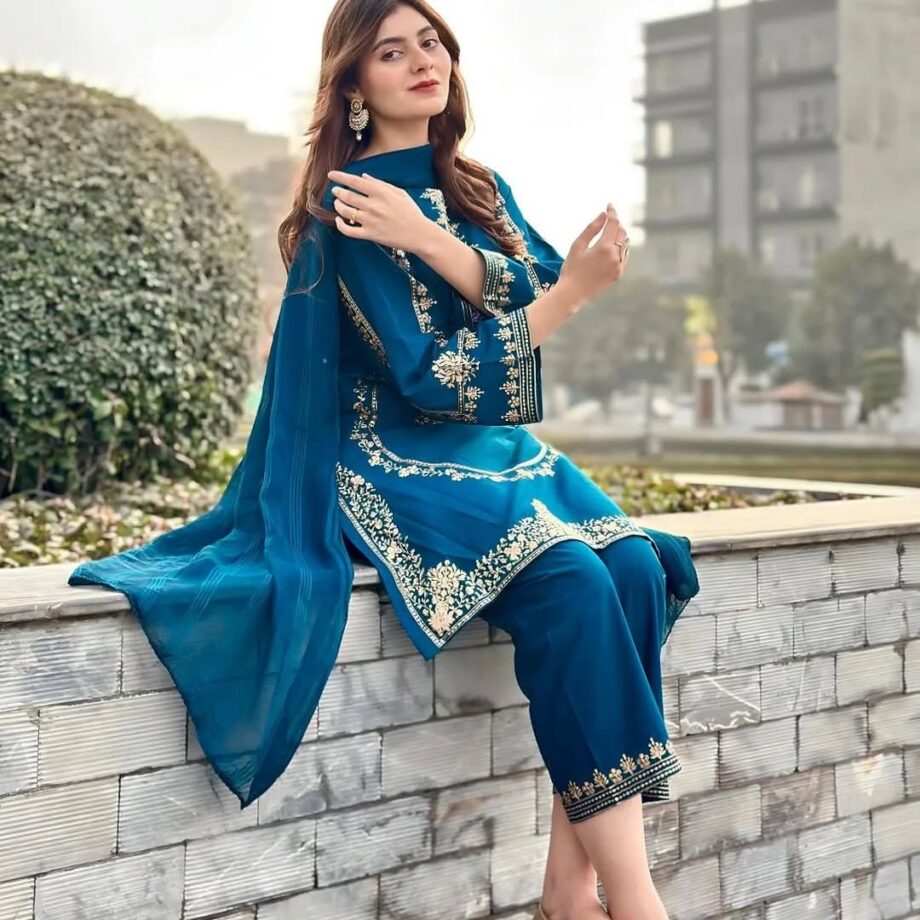 STITCHED 3 piece DRESS FA 224 C-Ferozi