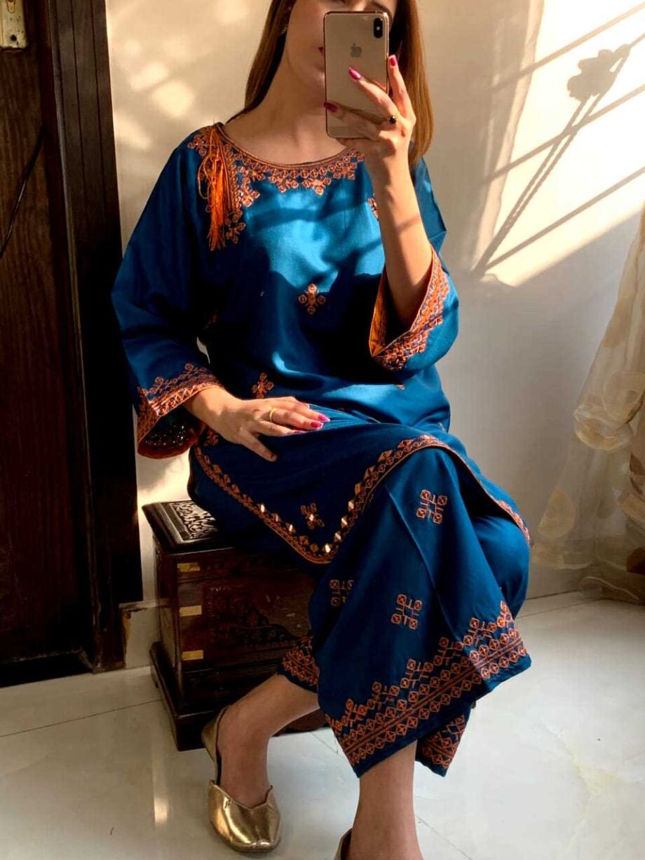 STITCHED 2 piece DRESS  FA- 228 C- Ferozi