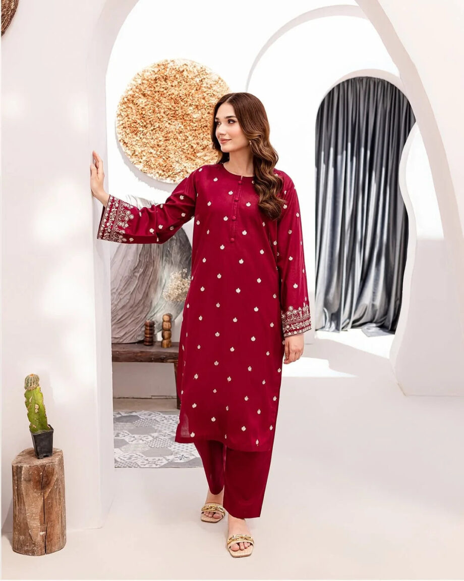 STITCHED 2 piece DRESS  FA- 229
